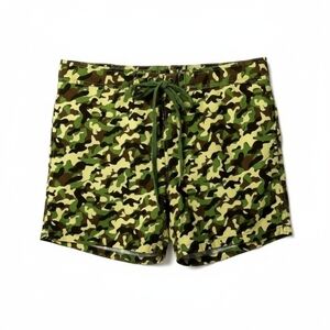 NWT Bleu Royale Camo Swim Trunks. Perfect Condition!